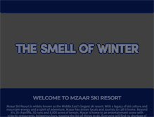 Tablet Screenshot of mzaarskiresort.com